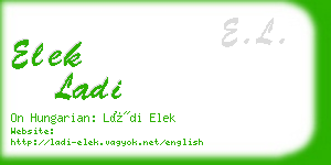 elek ladi business card